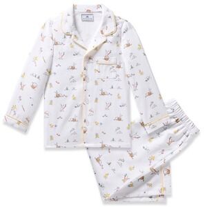 Petite Plume Kids Easter Frolic Twill Pajama Set White 12/18M NEW (C)